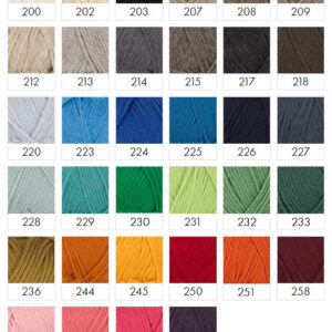Eco Highland Wool fargekart
